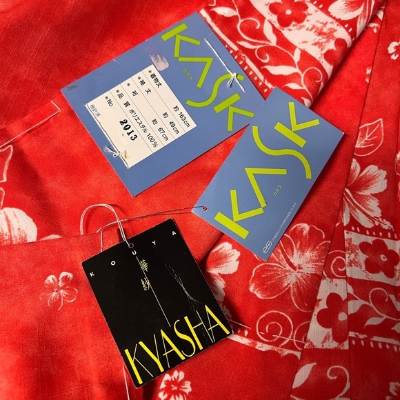 Japanese Yukata Kimono Japanese Women Kimono Robe Hawaiian Hibiscus Spring - Picture 14 of 14